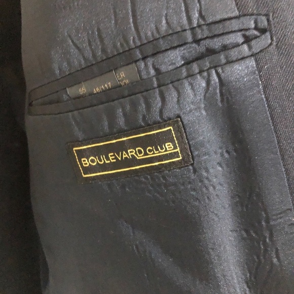 - Mens Dark Navy Blue Suit Jacket. 46 R - Picture 2 of 7